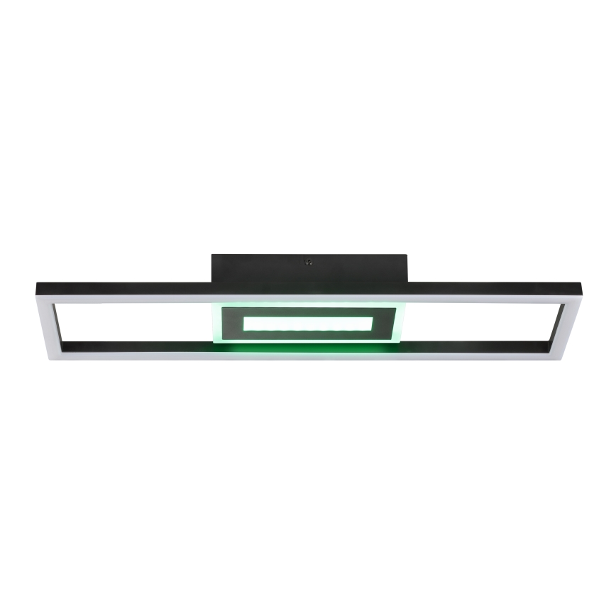 Brilliant - Plafonnier LED RGBW dimmable BESSON LED/20W/230V 3000-6500K noir + télécommande