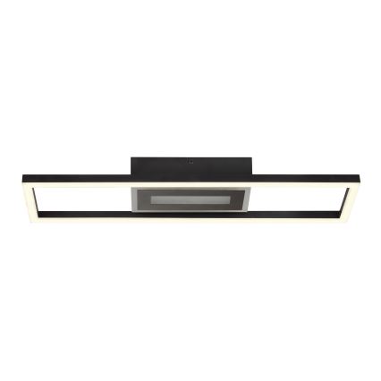 Brilliant - Plafonnier LED RGBW dimmable BESSON LED/20W/230V 3000-6500K noir + télécommande