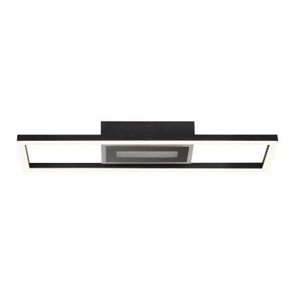 Brilliant - Plafonnier LED RGBW dimmable BESSON LED/20W/230V 3000-6500K noir + télécommande
