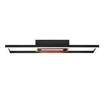 Brilliant - Plafonnier LED RGBW dimmable BESSON LED/20W/230V 3000-6500K noir + télécommande