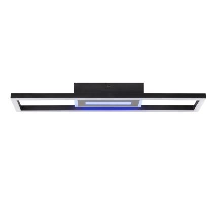 Brilliant - Plafonnier LED RGBW dimmable BESSON LED/20W/230V 3000-6500K noir + télécommande