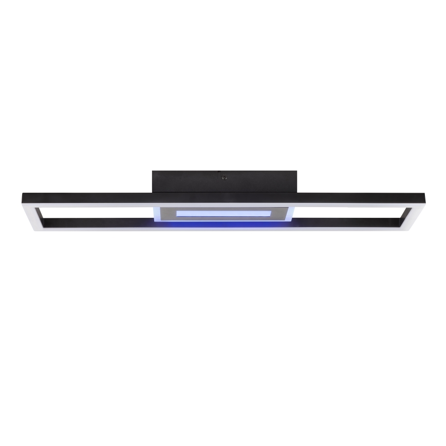 Brilliant - Plafonnier LED RGBW dimmable BESSON LED/20W/230V 3000-6500K noir + télécommande