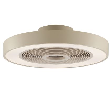 Brilliant - Plafonnier LED RGBW dimmable avec ventilateur CATANIA LED/37W/230V 2700-6500K Ø 48,6 cm beige + télécommande