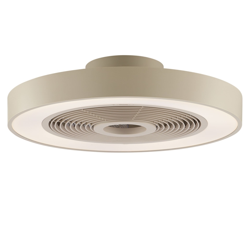 Brilliant - Plafonnier LED RGBW dimmable avec ventilateur CATANIA LED/37W/230V 2700-6500K Ø 48,6 cm beige + télécommande