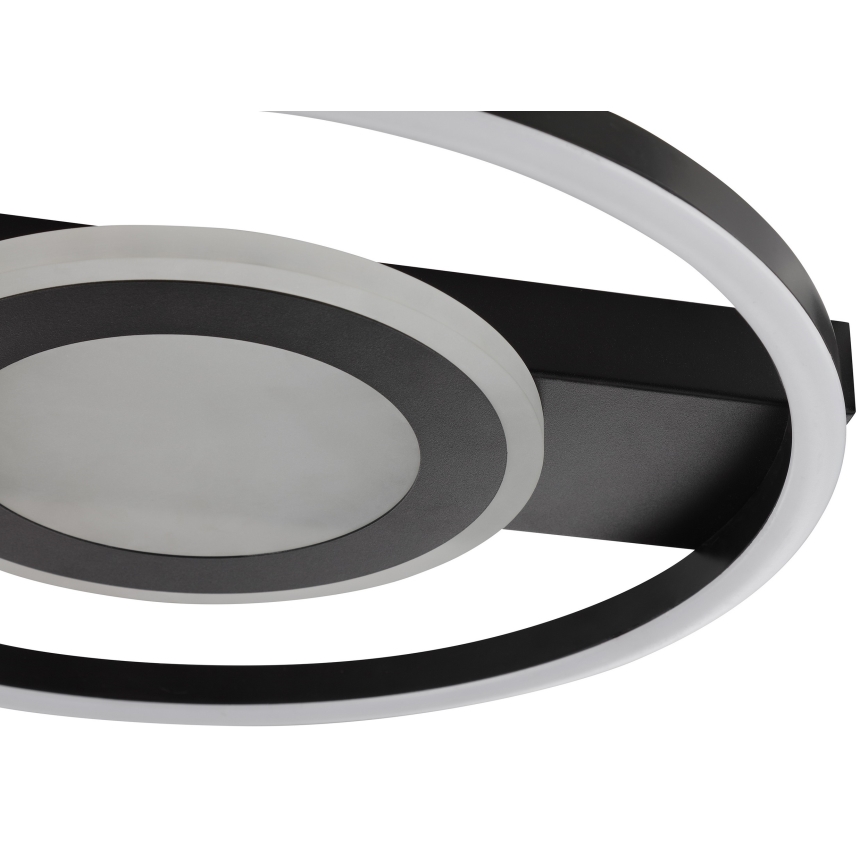 Brilliant - Plafonnier LED RGBW dimmable MAUREEN LED/20W/230V 3000-6500K noir + télécommande