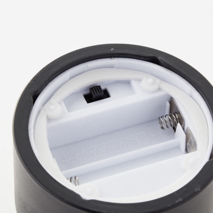 Brilliant - Lot de 3 bougies LED BOUGIE LED/2xAA IP44 noir/fumé