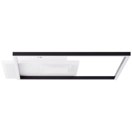 Brilliant - Plafonnier à intensité variable IORGO LED/40W/230V 3000K 43,5x43,5 cm blanc/noir