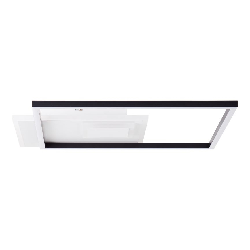 Brilliant - Plafonnier à intensité variable IORGO LED/40W/230V 3000K 43,5x43,5 cm blanc/noir