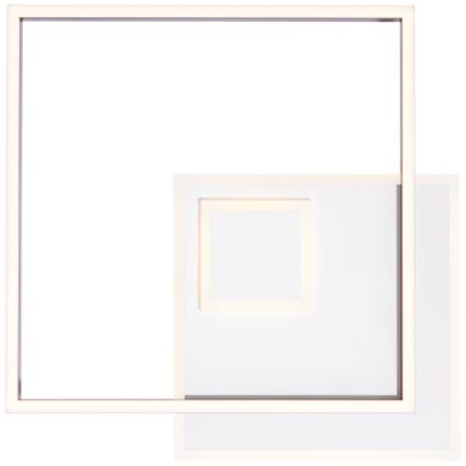 Brilliant - Plafonnier à intensité variable IORGO LED/40W/230V 3000K 43,5x43,5 cm blanc/noir