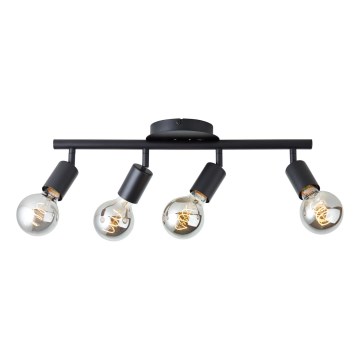 Brilliant - Luminaire à spots 4xE27/28W/230V noir