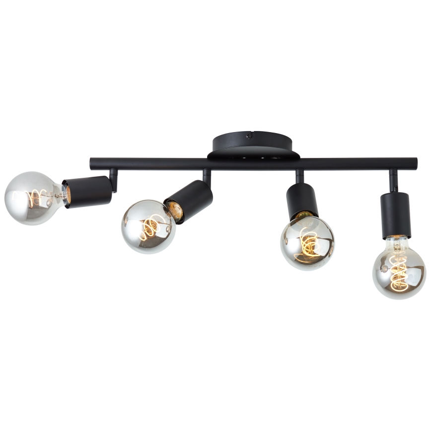 Brilliant - Luminaire à spots 4xE27/28W/230V noir