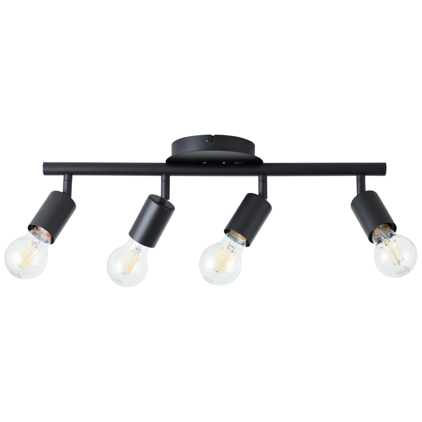 Brilliant - Luminaire à spots 4xE27/28W/230V noir