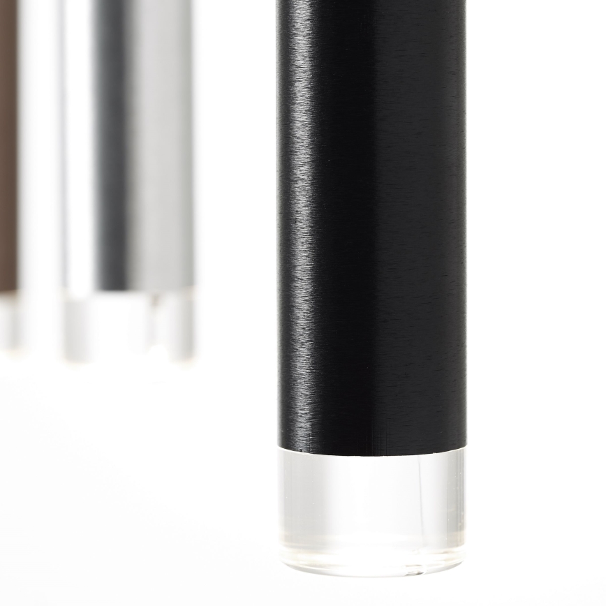Brilliant - LED Lustre dimmable suspendu sur câble CEMBALO LED/32W/230V chrome mat/noir/marron