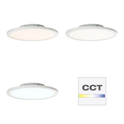 Brilliant - Plafonier RGBW à intensité variable ABIE LED/24W/230V 2700-6500K + télécommande