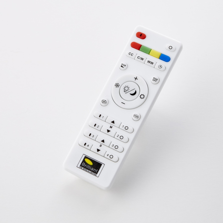 Brilliant - Plafonier RGBW à intensité variable ALISSA LED/32W/230V 2700-6500K + Télécommande
