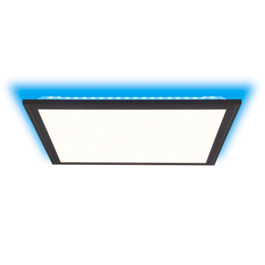 Brilliant - Plafonier RGBW à intensité variable ALLIE LED/24W/230V 2700-6500K noir + télécommande