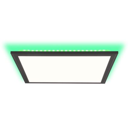 Brilliant - Plafonier RGBW à intensité variable ALLIE LED/24W/230V 2700-6500K noir + télécommande