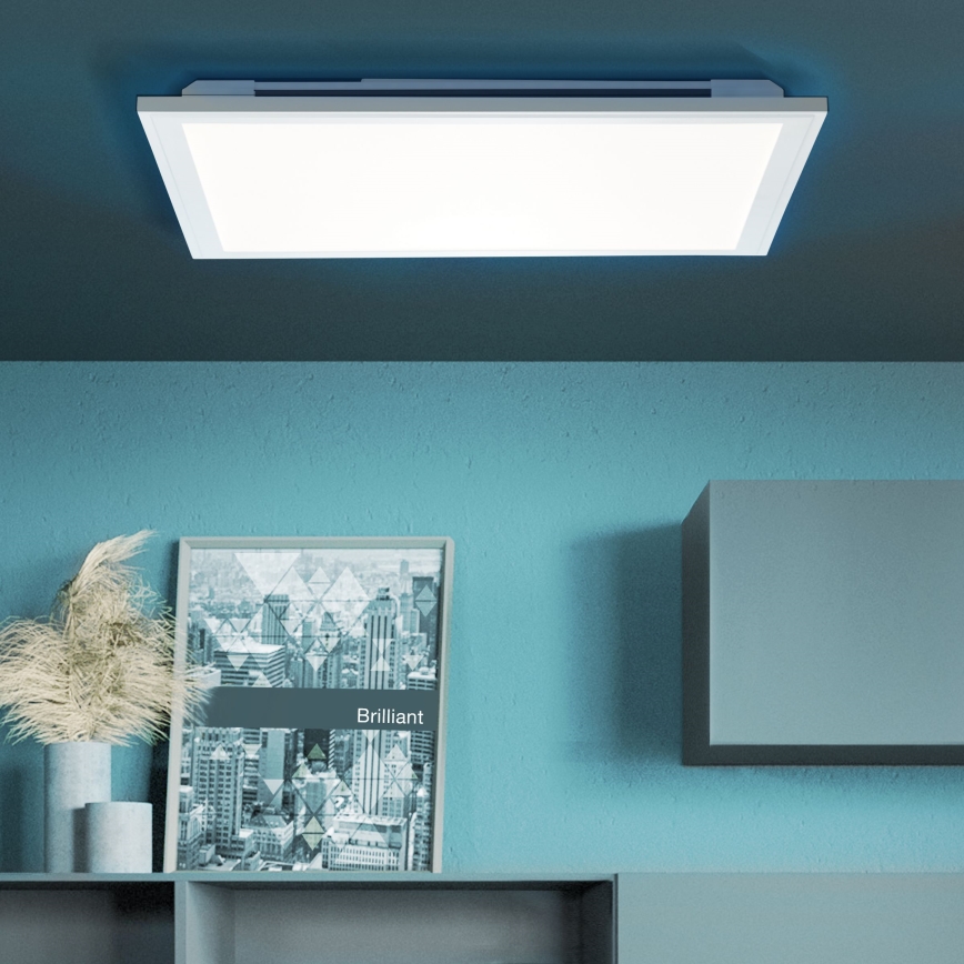 Brilliant - Plafonier RGBW à intensité variable ALLIE LED/24W/230V 2700-6500K + Télécommande