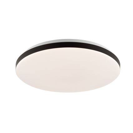 Brilliant - Plafonier RGBW à intensité variable LIVIO LED/20W/230V 3000-6500K d. 49 cm noir + Télécommande