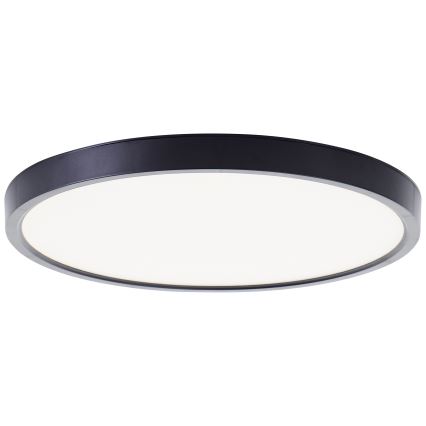 Brilliant - Plafonier RGBW à intensité variable LOTTI LED/16W/230V 3000K d. 30 cm noir Wi-Fi Tuya + Télécommande