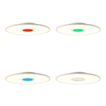 Brilliant - Plafonier RGBW à intensité variable ODELLA LED/24W/230V 2700-6500K + télécommande