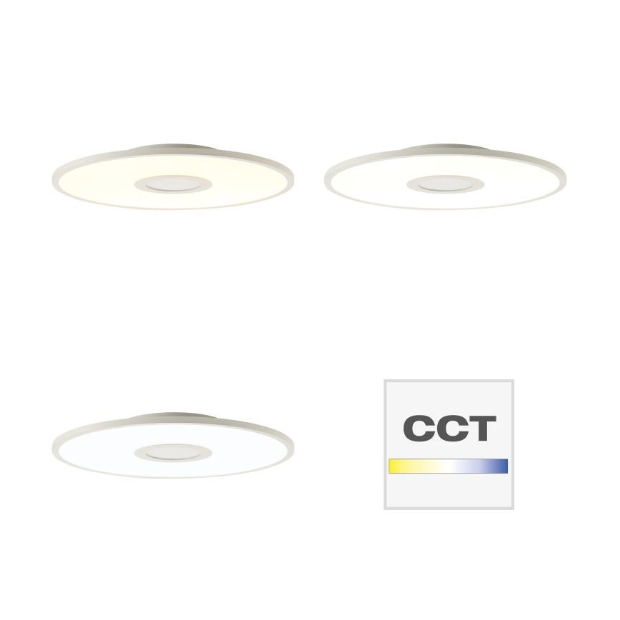 Brilliant - Plafonier RGBW à intensité variable ODELLA LED/24W/230V 2700-6500K + télécommande