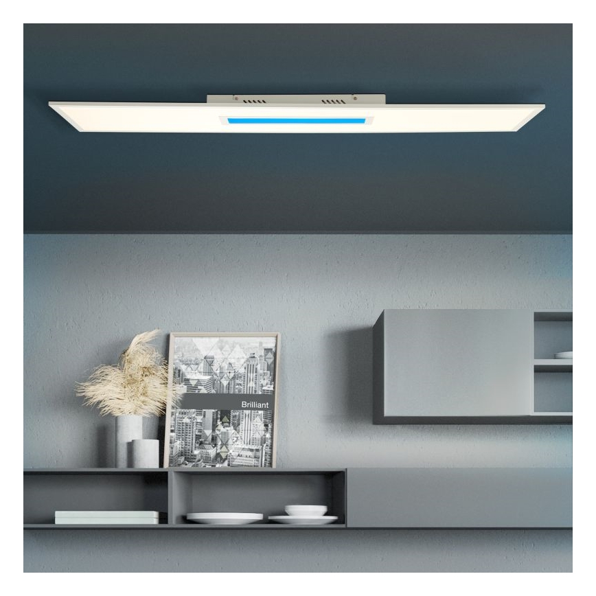 Brilliant - Plafonier RGBW à intensité variable ODELLA LED/37W/230V 2700-6500K + télécommande
