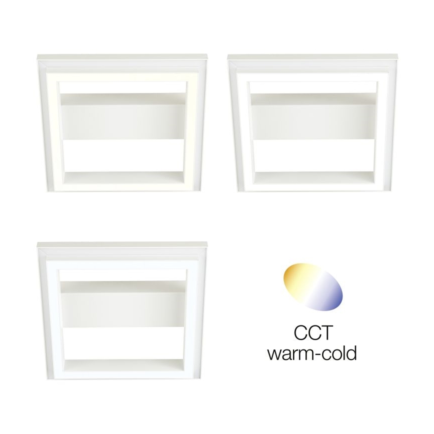 Brilliant - Plafonier RGBW à intensité variable PALLAS LED/18W/230V 2700-6500K + télécommande