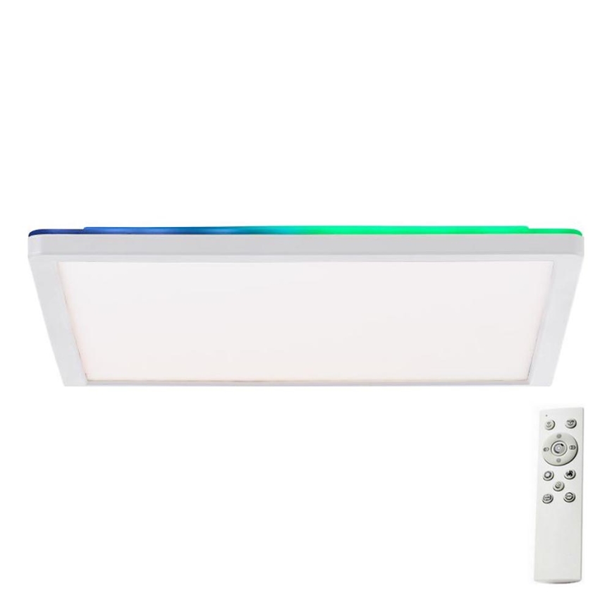 Brilliant - Plafonier RGBW à intensité variable SALTERY LED/20W/230V 3000-6500K + télécommande