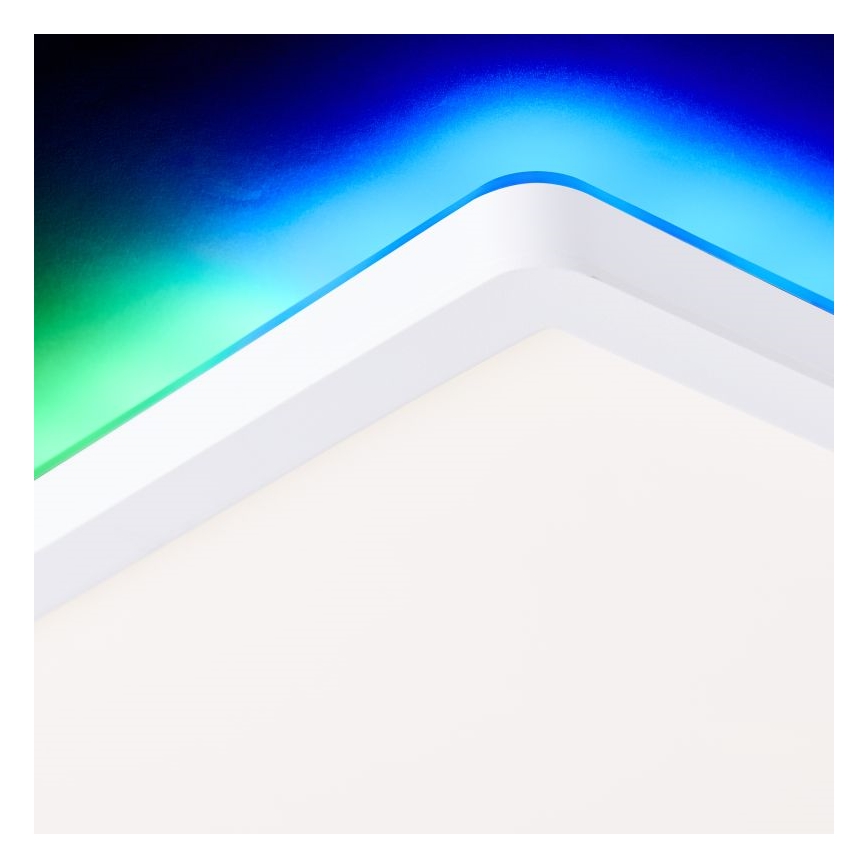Brilliant - Plafonier RGBW à intensité variable SALTERY LED/20W/230V 3000-6500K + télécommande