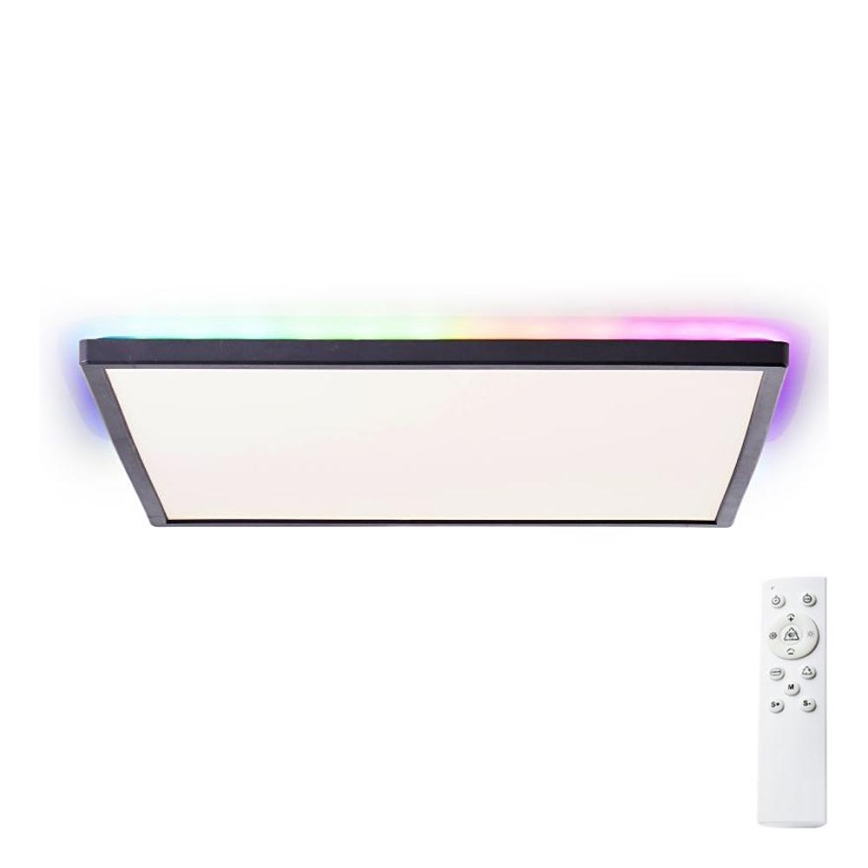 Brilliant - Plafonier RGBW à intensité variable SALTERY LED/22W/230V 3000-6500K + télécommande