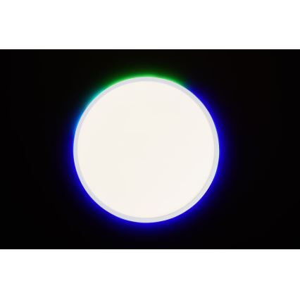 Brilliant - Plafonier RGBW à intensité variable SALTERY LED/22W/230V 3000-6500K + télécommande