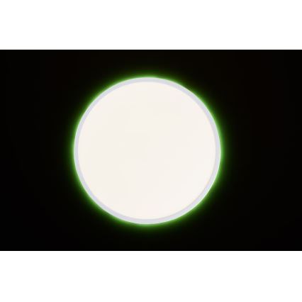 Brilliant - Plafonier RGBW à intensité variable SALTERY LED/22W/230V 3000-6500K + télécommande