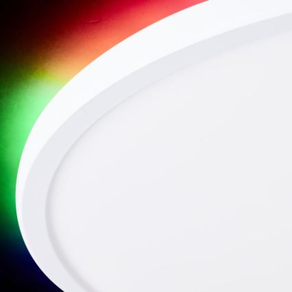 Brilliant - Plafonier RGBW à intensité variable SALTERY LED/22W/230V 3000-6500K + télécommande