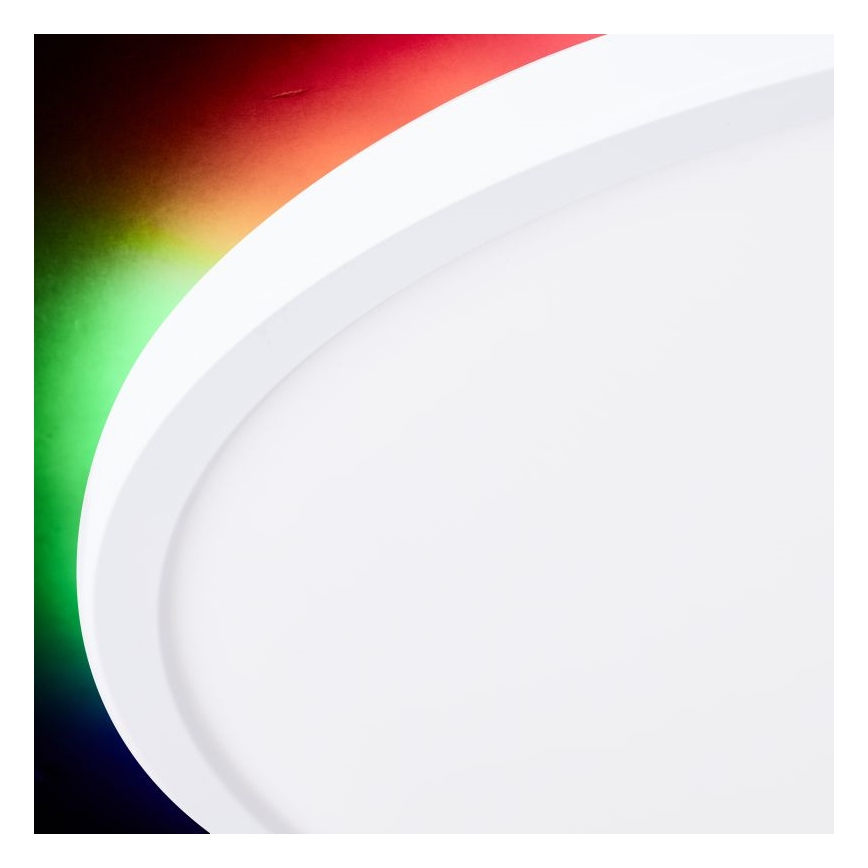 Brilliant - Plafonier RGBW à intensité variable SALTERY LED/22W/230V 3000-6500K + télécommande