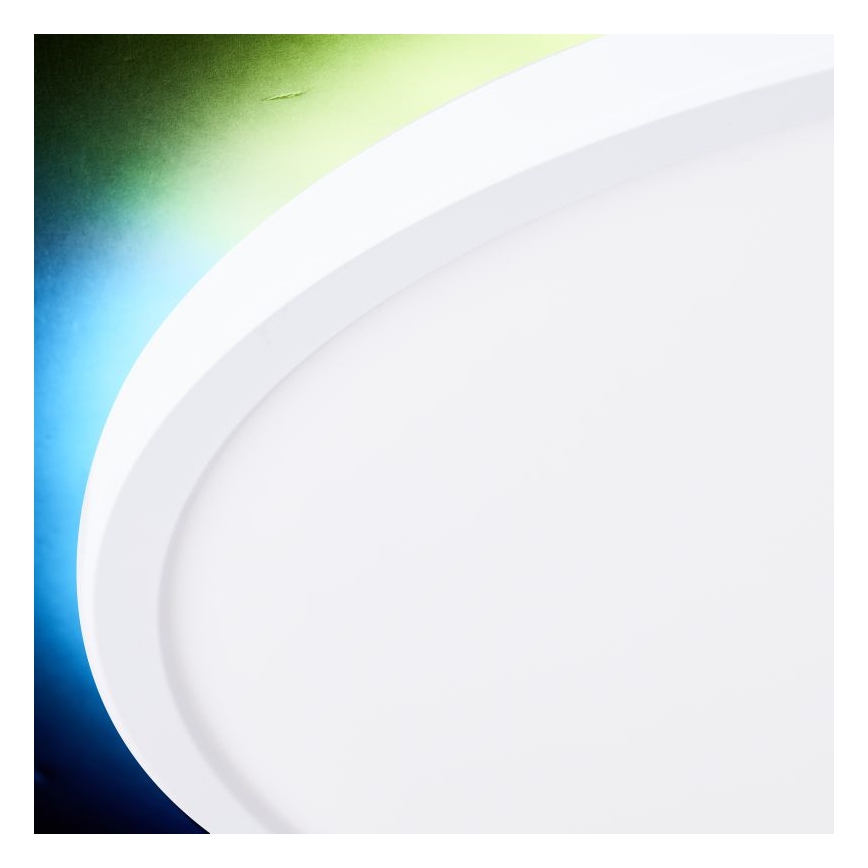 Brilliant - Plafonier RGBW à intensité variable SALTERY LED/22W/230V 3000-6500K + télécommande