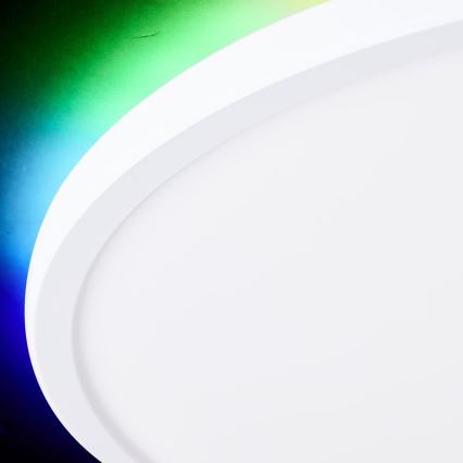 Brilliant - Plafonier RGBW à intensité variable SALTERY LED/22W/230V 3000-6500K + télécommande