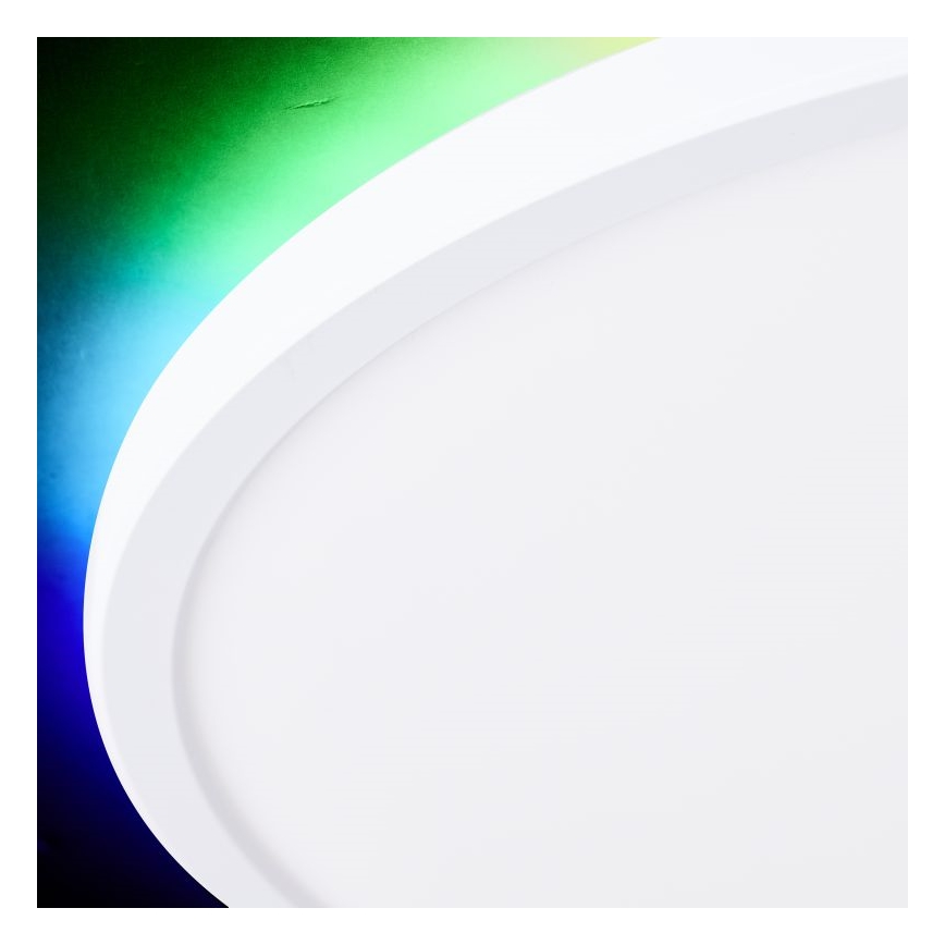 Brilliant - Plafonier RGBW à intensité variable SALTERY LED/22W/230V 3000-6500K + télécommande