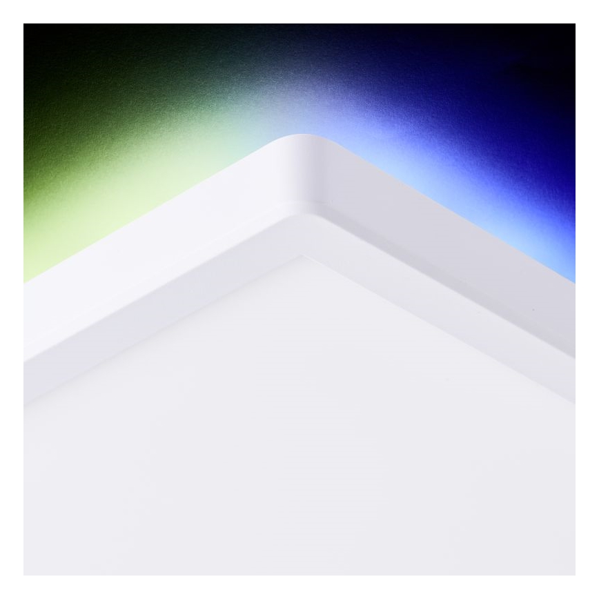 Brilliant - Plafonier RGBW à intensité variable SALTERY LED/22W/230V 3000-6500K + télécommande
