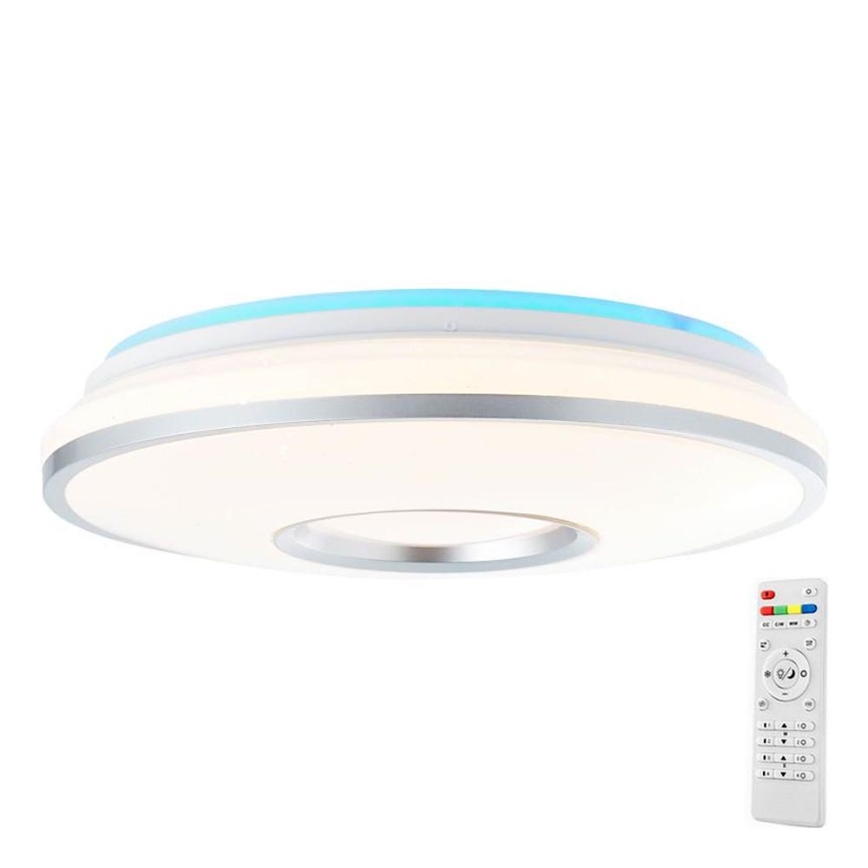Brilliant - Plafonier RGBW à intensité variable VISITATION LED/24W/230V 3000-6500K + télécommande