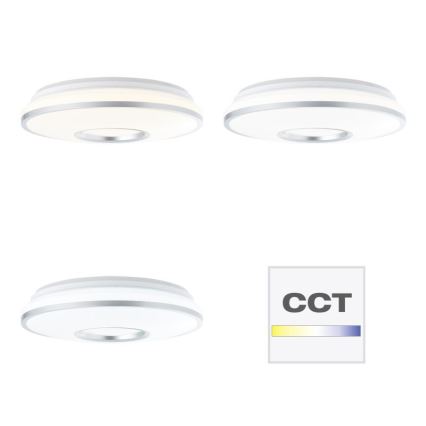 Brilliant - Plafonier RGBW à intensité variable VISITATION LED/24W/230V 3000-6500K + télécommande