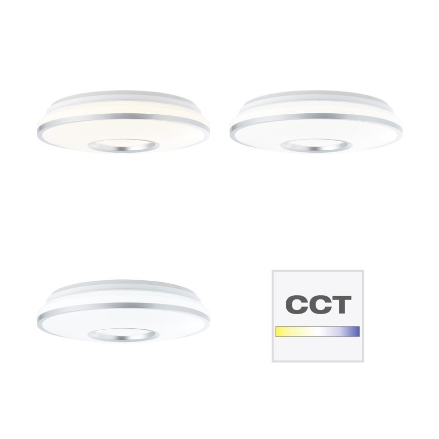 Brilliant - Plafonier RGBW à intensité variable VISITATION LED/24W/230V 3000-6500K + télécommande