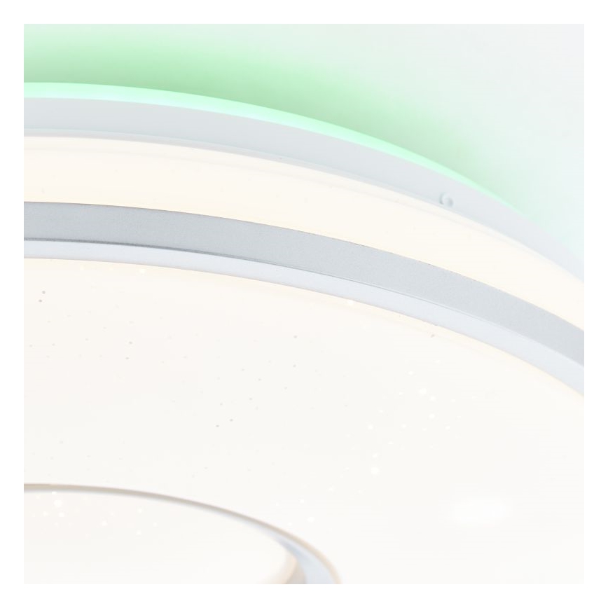 Brilliant - Plafonier RGBW à intensité variable VISITATION LED/24W/230V 3000-6500K + télécommande