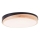 Brilliant - Plafonnier à intensité variable BAARLO LED/24W/230V d. 35 cm noir/figuier caoutchouc - FSC certifié
