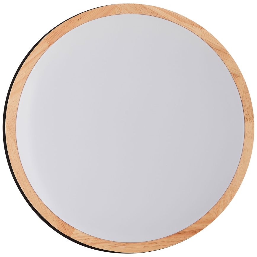 Brilliant - Plafonnier à intensité variable BAARLO LED/24W/230V d. 35 cm noir/figuier caoutchouc - FSC certifié