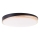 Brilliant - Plafonnier à intensité variable BAARLO LED/36W/230V 3000-6500K d. 50 cm noir/figuier caoutchouc + télécommande - FSC certifié
