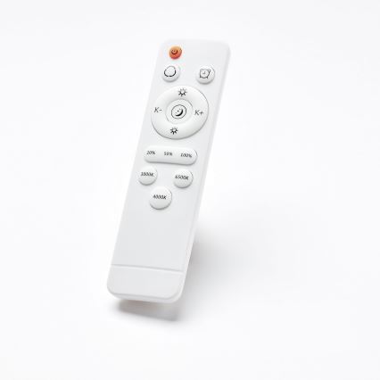 Brilliant - Plafonnier à intensité variable BAARLO LED/36W/230V 3000-6500K d. 50 cm noir/figuier caoutchouc + Télécommande