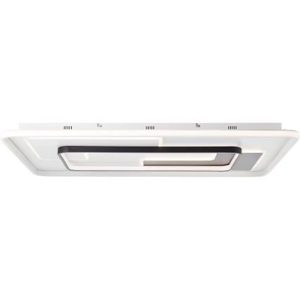 Brilliant - Plafonnier à intensité variable BARDEN LED/57W/230V 3000-6800K 60x90 cm blanc + Télécommande