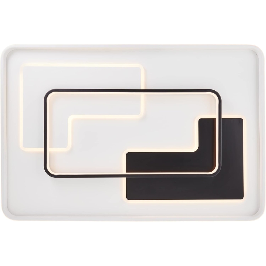 Brilliant - Plafonnier à intensité variable BARDEN LED/57W/230V 3000-6800K 60x90 cm blanc + Télécommande