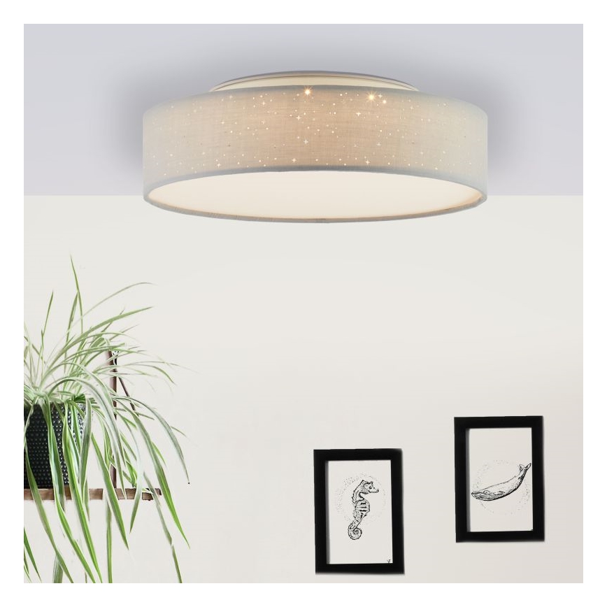 Brilliant - Plafonnier à intensité variable BASKA LED/12W/230V d. 38 cm 3000K